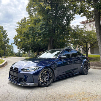 compare product Front Bumper Lip Splitter For BMW G80 M3 G82 M4 2021-2025 3D Style