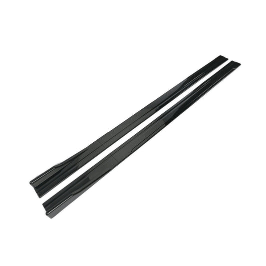 Side Skirt Extension Rocker Panel Lip For BMW F10 F30 F32 F80 86.6"
