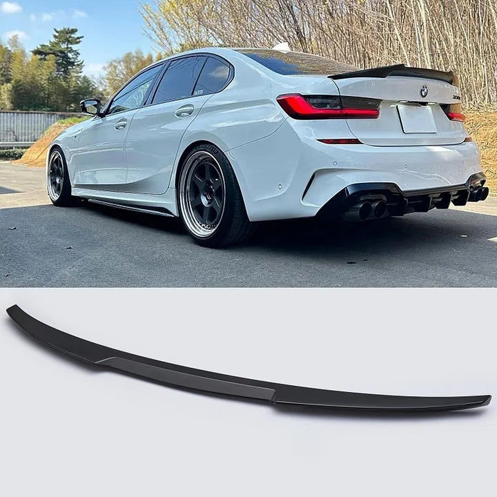 Rear Trunk Spoiler Wing For BMW 3-Series G20 330i M340i G80 M3 2019-2025 M4 Style
