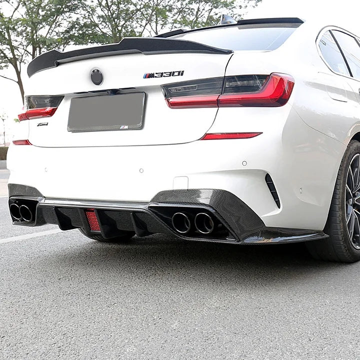 For 2019-2022 BMW 3 Series 330i M340i G20 M Sport Rear Diffuser