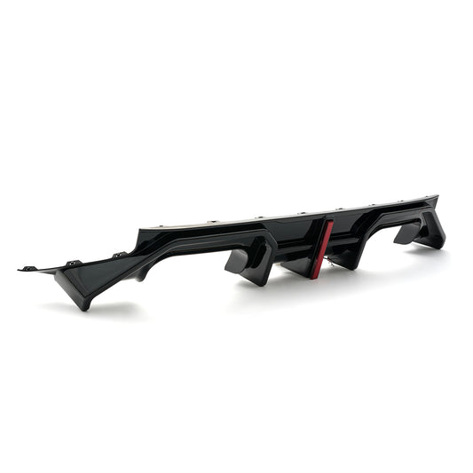 For 2023-2026 BMW M2 G87 AD Style Rear Lip Diffuser with LED Light
