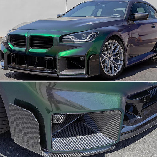 FOR 23-25 BMW G87 M2 MP Style Front Bumper Air Duct Inlet Vent