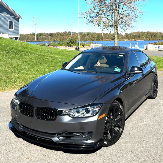 For 2016-2018 BMW F30 3 Series 320i 325i 328i 335i 3PCS Base Front Bumper Lip