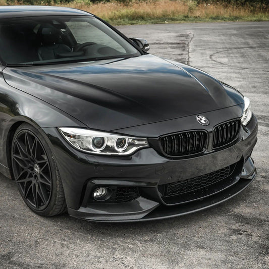 Front Bumper Lip For BMW 4 Series F32 F33 F36 M Sport 2014-2020