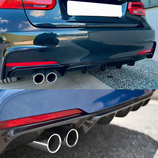 For 2012-2019 BMW F30 F31 M Sport 320i 328i Rear Diffuser