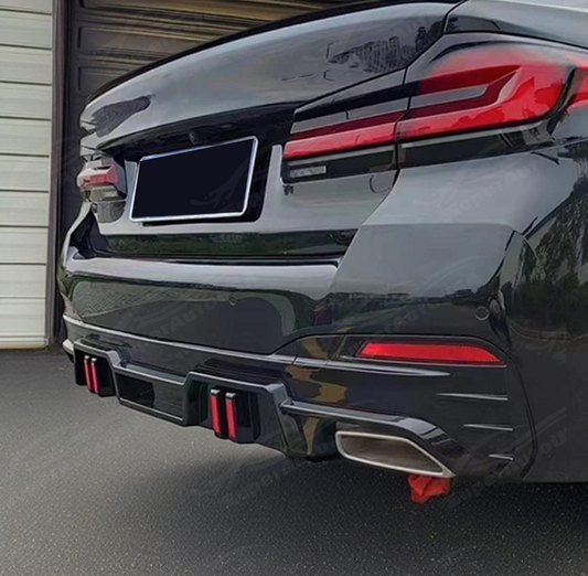 For 2017-2023 BMW G30 5 Series M5 LED Rear Diffuser