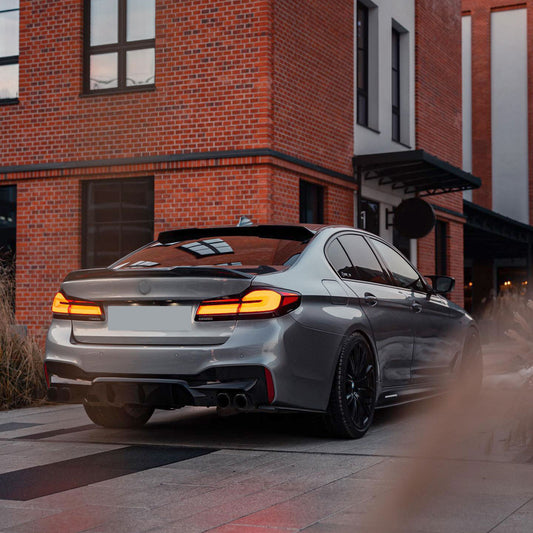 Rear Trunk Spoiler Wing For BMW 5 Series G30 G31 G38 530i 540i F90 M5 2017-2023 CS Style