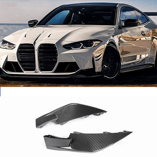 Front Bumper Lip Splitters For BMW G80 M3 G82 G83 M4 2021-2025 Dry Carbon Fiber