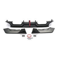 For BMW M2 AD Style Rear Lip Diffuser with LED Light