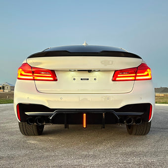 compare product Rear Diffuser With LED For BMW 5 Series G30 G31 G38 2017-2023 M Sport