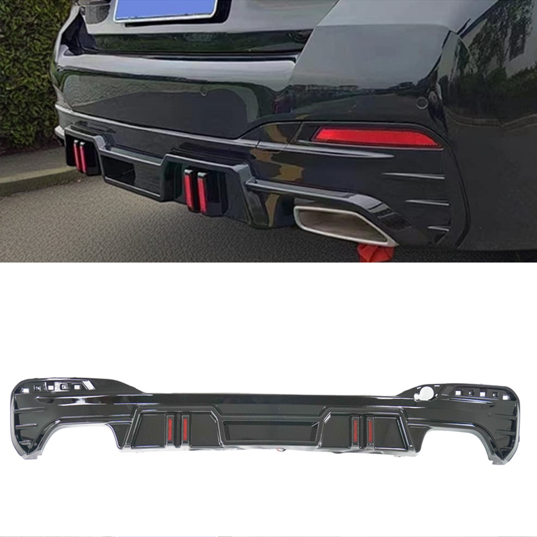 For 2017-2023 BMW G30 5 Series M5 LED Rear Diffuser