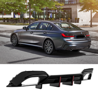 For 2019-2022 BMW 3 Series 330i M340i G20 LED Rear Diffuser