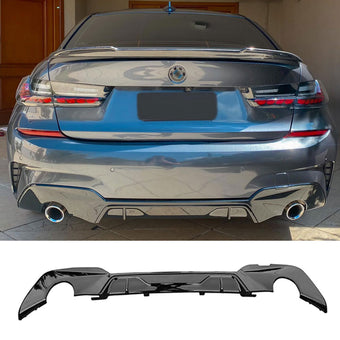 compare product For 2019-2022 BMW G20 330i M340i 3 Series Performance Style M Sport Rear Diffuser