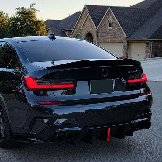 AKA Rear Diffuser For 2019-2022 BMW 3 Series 330i M340i G20 M Sport LED