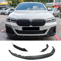 Front Bumper Lip For BMW 5 Series G30 2021-2023 M Sport