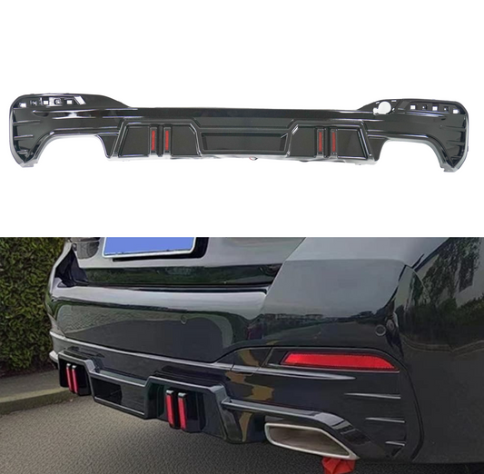 For 2017-2023 BMW G30 5 Series M5 LED Rear Diffuser