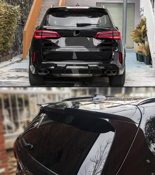 For 2019-2026 BMW G05 X5 MP Style Rear Roof Spoiler Wing Extension