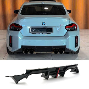 compare product For 2023-2026 BMW M2 G87 AD Style Rear Lip Diffuser with LED Light