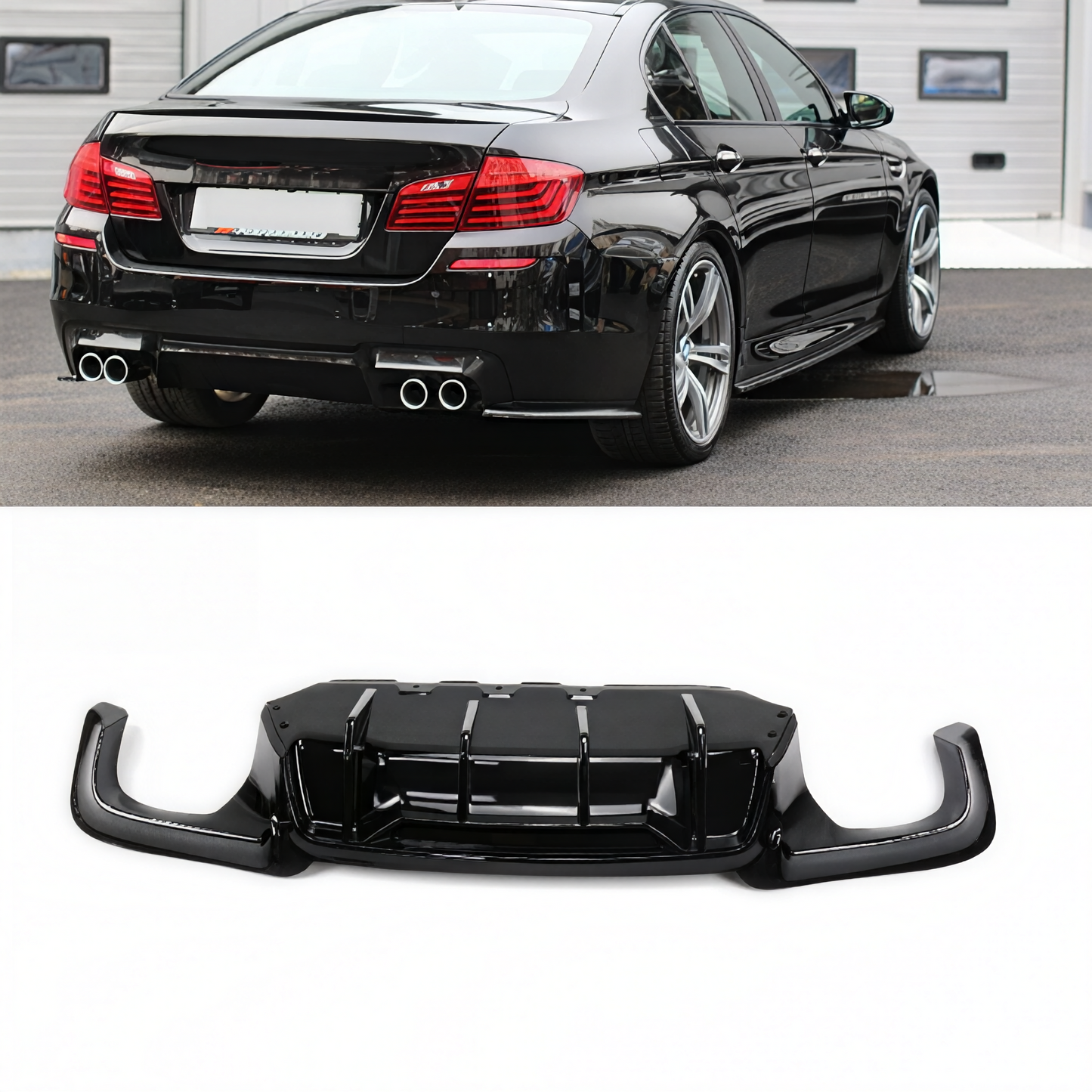 For 2011-2016 BMW 5 Series F10 M Sport Rear Diffuser