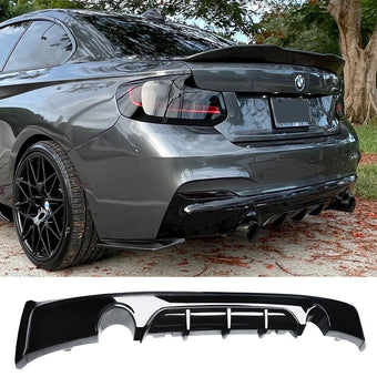 compare product Rear Diffuser For BMW 2 Series F22 M Performance 2014-2021