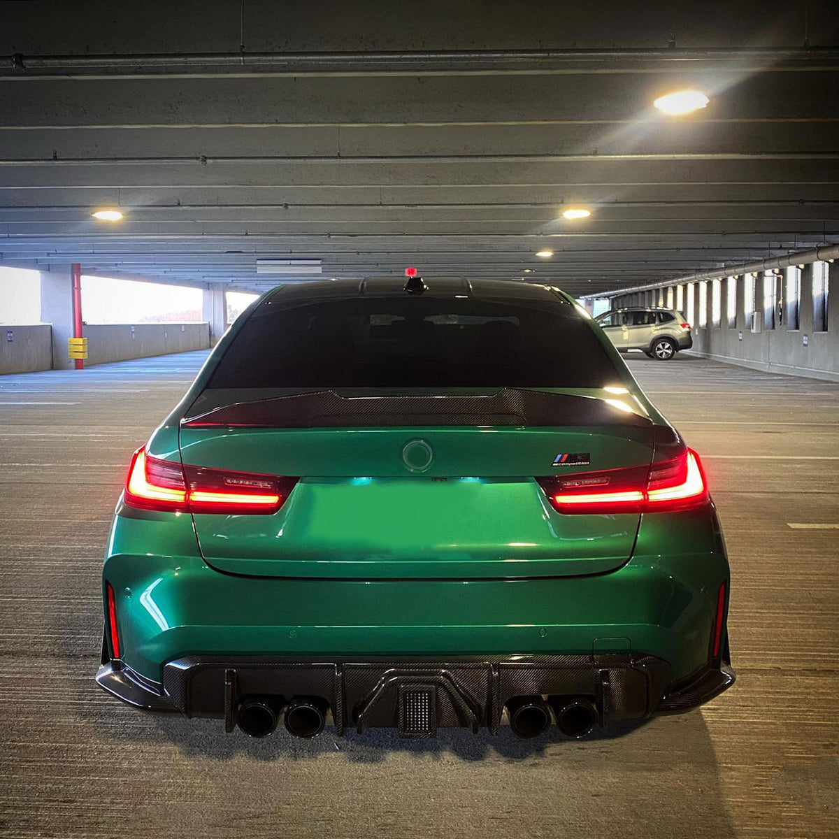 BMW G80 M3 G20 3 Series Carbon Fiber Roof Spoiler BMW G80 M3 G20 3 Series Carbon Fiber Roof Spoiler